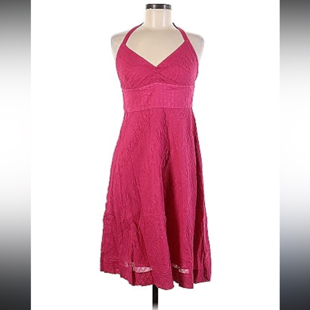 J. Crew Fuchsia Cotton Dress